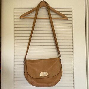 Mulberry Tan Leather Cross Body Handbag